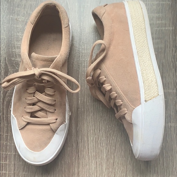 Caslon | Suede Sneakers Baby Pink size 5 - Picture 2 of 8
